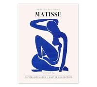 Matisse - Père du Fauvisme III Poster de Henri Matisse 13 x 18 cm Bleu Tableaux Décoration murale