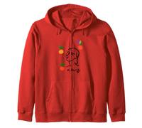 Matisse Summer Agrumes Dessin découpé Sweat à Capuche