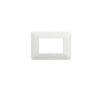 matix am4803bbn plaque 3 postes, blanc