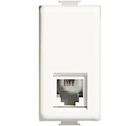 BTicino AM5958/11N Connecteur RJ11, Blanc