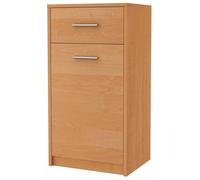 MATKAM BODO 1D1S Commode élégante (H x l x P) 75 x 40 x 35 cm, avec porte et tiroir, panneau stratifié durable (aulne)