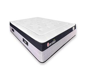 Matnature Matelas antibactérien modèle Zerobact Sac | Hauteur 30 cm | Matelas à ressorts ensachés | Grand confort | Toutes les dimensions (80 x 190 cm)