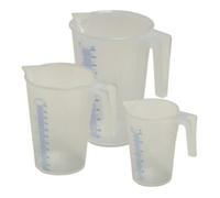 MATO Jeu de gobelets gradués ( 4000356167 ) 1 / 2 / 5 l PP