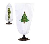 Matoebyr Housses D'Hivernage pour en Pot Motif Bonhomme De Neige, Housse De Protection Hivernale en Non-tissé Motif Noël, Résistante Déchirures, Convient Aux Plan/tes en Pot Et Aux Petites Plant/ES