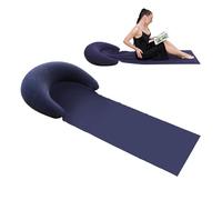 Maton de détenteur de plage gonflable (avec oreiller) - Tampon de repos extérieur pliant résistant au sable. Parfait pour les bains de soleil, les coups de soleil et la relaxation. Mat portable pour p