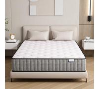 Matoresu Matelas 120x200 Hybride, Fermeté Moyenne 25 cm Épaisseur, Gel Mousse Matelas à Ressorts Ensachés Indépendant, Matelas de Lit d'Adulte, Haute Densité 7 Zones, Durable, Respirant et Silencie