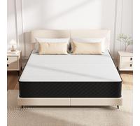 Matoresu Matelas 90 x 200 cm, dureté H4 7 zones, certifié Oeko-Tex, matelas à ressorts ensachés de 25 cm avec mousse à mémoire de forme, 90 x 200 x 25 cm