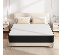 Matoresu Matelas double extra ferme de 25 cm avec mousse à mémoire de forme hybride à ressorts intérieurs, matelas double pour un soutien ultime et un soulagement de la pression, matelas ferme dans
