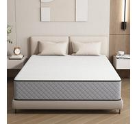 Matoresu Matelas double petit 25 cm, lit hybride à ressorts, en mousse de mémoire, dans une boîte pour un maximum de soutien et de décharge de la pression, petit matelas double 120 x 200 cm