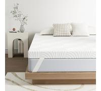 Matoresu Surmatelas 180 x 200 cm H3 en mousse haute densité de 10 cm de hauteur pour soulager la pression, ferme, surmatelas 180 x 200 cm avec housse amovible et lavable avec fermeture éclair