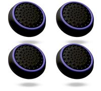 MatoSan® 4X Capuchons Thumbstick - Accessoires de Grip pour Manettes - Amélioration de la Précision et du Contrôle - Compatible avec PS5 et PS4 (4 pièces Violet)
