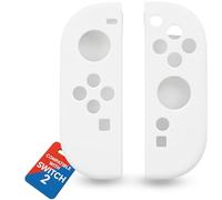 MatoSan® Lot de 2 coques de protection en silicone avec prise en main améliorée - Accessoires sur mesure pour Switch 2 (blanc)