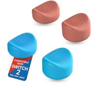 MatoSan® Lot de 4 capuchons de joystick compatibles avec les manettes Nintendo Switch 2, PS5, PS4 et Xbox - Capuchons de protection en silicone pour joystick - Embouts ergonomiques pour les pouces