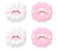 MatoSan® Lot de 4 capuchons de joystick compatibles avec Nintendo Switch Grip Joy Con Grip Thumbstick Grip Switch Lite OLED Accessoires Thumb Grips Nintendo Switch (Cute Sheep)