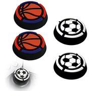 MatoSan Lot de 4 capuchons de poignée 3D pour Xbox One Series Nintendo Switch Pro PlayStation 5 Accessoires pour manette PS4 PS5 Accessoires pour manette de PS4