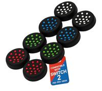 MatoSan Lot de 8 capuchons de joystick - Accessoires pour Switch 2 - Capuchons ergonomiques pour une meilleure prise en main et précision - Capuchons de pouce de jeu pour manette (version 9)