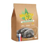 MATOU BOIS-Litière végétale absorbante Matou Bois - 10 L