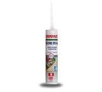 MATPRO Cartouche de Mastic silicone translucide pour joints béton, verre, aluminium 310 cc Transparent