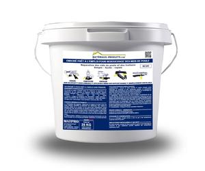 MATPRO Enrobé prêt a l'emploi pour rebouchage des nids de poule 25 Kg Noir