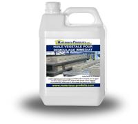 MATPRO - Huile de Décoffrage Végétale pour Démoulage Immédiat - Agent Spécial Bétons Secs Vibrés et Préfabrication - Idéal pour Moules Métal et Coffrage - 20L