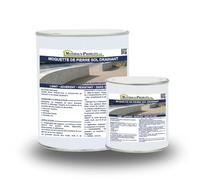 MATPRO - Moquette de Pierre Sol Drainant - Liant Résine Époxy - Filtre Eaux d'Arrosage & Pluie - Kit Prédosé - Laisse une Surface Drainante - Incolore - 1Kg