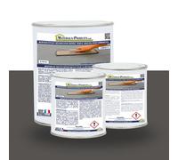 MATPRO - Mortier Époxy Réparation Rapide Trafic Haute Performance - Sans Solvant ni Retrait, Antidérapant, Imperméable - Sol Béton, Trou - Gris Basalte - 5Kg