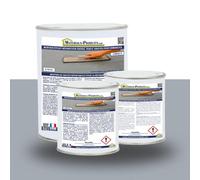 MATPRO - Mortier Époxy Réparation Rapide Trafic - Sans Solvant ni Retrait - Réparation Sols Béton Escaliers - Antidérapant et Imperméable - Gris Béton - 5Kg