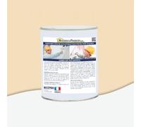 MATPRO - Peinture Étanche & Élastique pour Protection de Façade - pour Mortiers, Briques, Crépis, Fissurés ou Non, Avec ou Sans Relief - Coquille d'Œuf - 6Kg