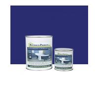 MATPRO - Peinture Laque Epoxy Salle de Bain - Sans Solvant, Auto-Lissant - Répare & Rénove Baignoire, Lavabo, Évier, Plan de Travail - Bleu Marine - 1Kg