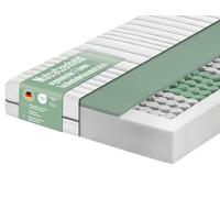 Matratzenheld Relax Matelas | Fabriqué en Allemagne | Matelas ergonomique à ressorts ensachés 7 zones | Fabriqué en Allemagne | Dureté 2 (H2) 0-80 kg | Hauteur 18 cm | 140 x 200 cm