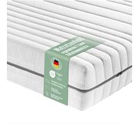 Matratzenheld Wellness Matelas ergonomique en mousse froide 7 zones - Degré de dureté 3 (H3) 80-100 kg - Certifié Öko-Tex - Hauteur 18 cm - 90 x 200 cm