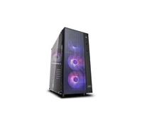 DeepCool Boîtier PC Midi Tower Matrexx 55 Mesh ATX USB plastique acier verre trempé Noir