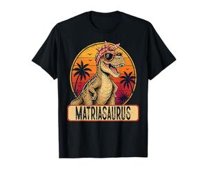 MATRIA SARUS Rétro Coucher de Soleil Fête des Mères Vintage T-Shirt