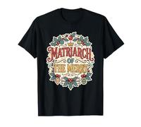 Matriarche de la Tradition familiale Merry Holiday Noël T-Shirt