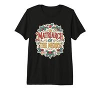 Matriarche de la Tradition familiale Merry Holiday Noël T-Shirt Haut de Gamme