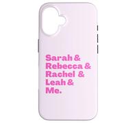 Matriarches juives et Moi : Sarah, Rebecca, Rachel, Leah & Moi Coque pour iPhone 16