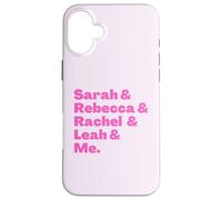 Matriarches juives et Moi : Sarah, Rebecca, Rachel, Leah & Moi Coque pour iPhone 16 Plus