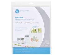 Matriau de transfert thermique imprimable Silhouette Heat-Print-LT pour tissus lgers