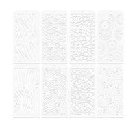 Matrice artistique avec matériaux PET - Découpe précise pour plusieurs surfaces - Pochoir pour projets de décoration