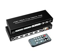 Matrice de commutation 2.1 8K, séparateur vidéo 4x2, extracteur 4K 120Hz, ARC Vision Atmos 7.1 5.1, 2CH,Commutation en douceur