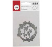 Matrice de découpe Ø 7,5 cm - Couronne de fleurs -
