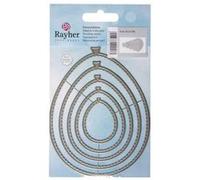 Matrice de découpe 12 x 9,5 cm - Ballons gigognes - Rayher Transparent G