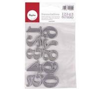 Matrice de découpe 2,8 x 1,5 cm - Big numbers - Rayher Transparent G