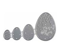 Matrice de découpe 4,5 x 3,2 cm - Oeufs de Pâques Gris