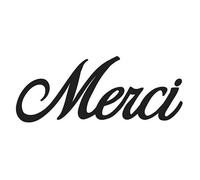 Matrice De Découpe 8 X 3,5 Cm - Merci.
