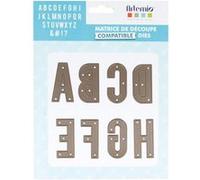 Matrice de découpe alphabet majuscule - 4,8 cm Multicolore G