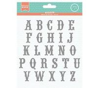 Matrice de découpe Alphabet vintage 2,9 cm - Artemio G