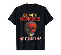Matrice de découpe crâne avec Souvenirs, Pas de rêves T-Shirt