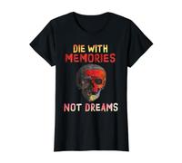 Matrice de découpe crâne avec Souvenirs, Pas de rêves T-Shirt Graphique avec Valeur