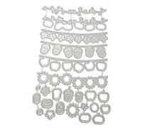 Matrice de découpe de motif de Noël pour loisirs créatifs - Cadeau pour enfants, adolescents, garçons - Matrices de découpe pour cartes et décorations de salle de classe